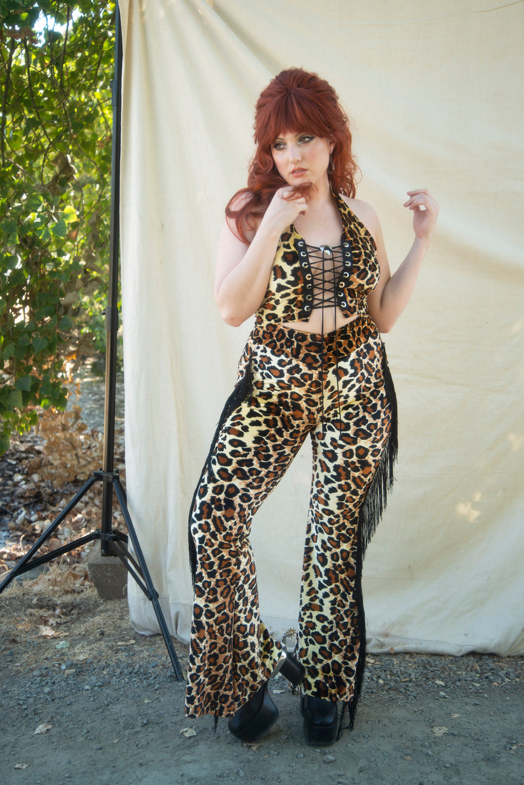 Leopard Fringe Bells