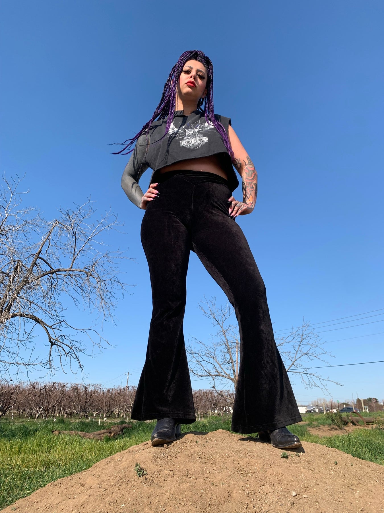 Heartbreaker Bell Bottoms Black – Kaelyn Cobra